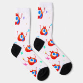 Chaussette The Glitchy Stardust Monster (Droite)