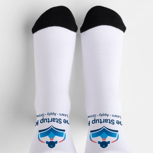 Chaussette The Startup Kit Rocket Logo Crew Socks  (Haut)