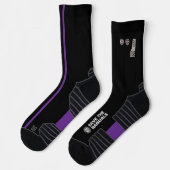 Chaussette THREE PEDAL NATION Crew Socks (Gauche)