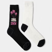 Chaussette Three Trees Inn (noir et blanc) (Droite)