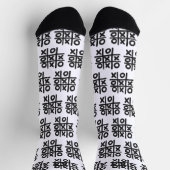 Chaussette Tic Tac Toe (Haut)
