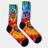 Chaussette Tie Dye Motif psychédélique (Droite)