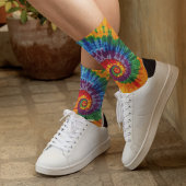 Chaussette Tie Dye Motif psychédélique