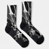 Chaussette Tie-dye noir et blanc (Droite)