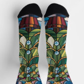 Chaussette Tiffany-Style Stained Glass Christmas Tree (Haut)