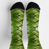 Chaussette Tissu de bambou vert frais (Haut)