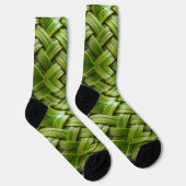 Chaussette Tissu de bambou vert frais (Droite)