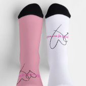 Chaussette Toile Intérieure – L'art de la force cachée (Haut)