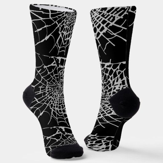 Chaussette Toiles d'araignée d'Halloween (Angulaire)