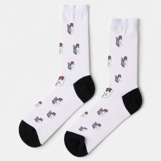 Chaussette Tom & Luna’s Adventures™ Christmas Logo Crew Socks (Gauche)