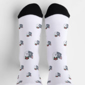 Chaussette Tom & Luna’s Adventures™ Christmas Logo Crew Socks (Haut)
