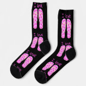Chaussette Tongs Rose Thunder_Cove (Gauche)