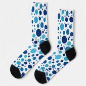 Chaussette Tons de Pois bleus (Gauche)