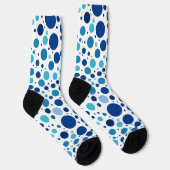Chaussette Tons de Pois bleus (Droite)