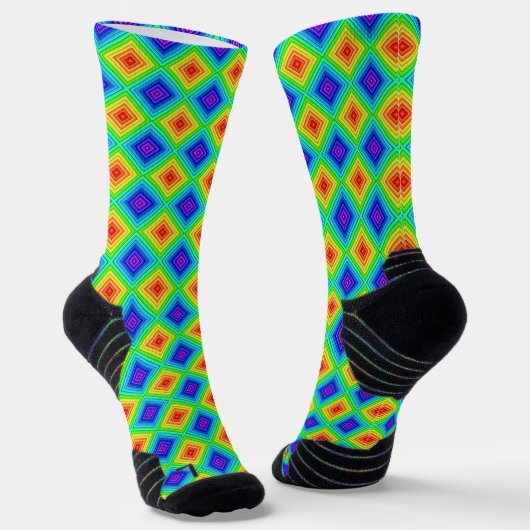 Chaussette Topographie géométrique - Chaussettes de sport (Angulaire)