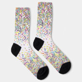 Chaussette Torre Eiffel con alfabeto (Droite)