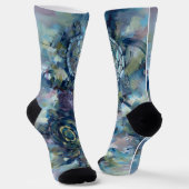 Chaussette Tortue Abstraite (Angulaire)