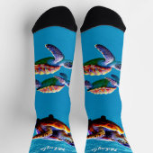 Chaussette Tortues marines natation (Haut)