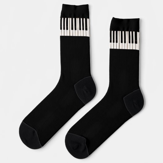 Chaussette Touches de piano  (Gauche)