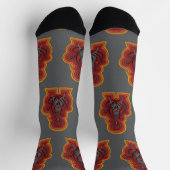 Chaussette Tour radio Graphiques ondulants (Haut)