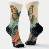 Chaussette tourbillon de papillon plumeux (Angulaire)