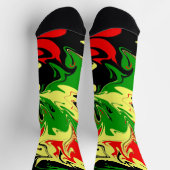 Chaussette Tourbillons Afrocentriques (Haut)
