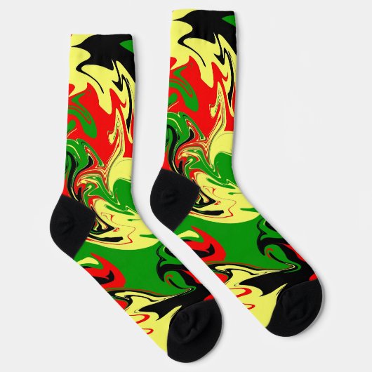 Chaussette Tourbillons Afrocentriques (Droite)