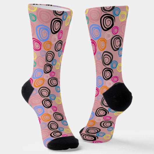 Chaussette Tourbillons funky (Angulaire)