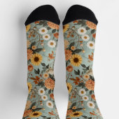 Chaussette Tournesol d'automne (Haut)
