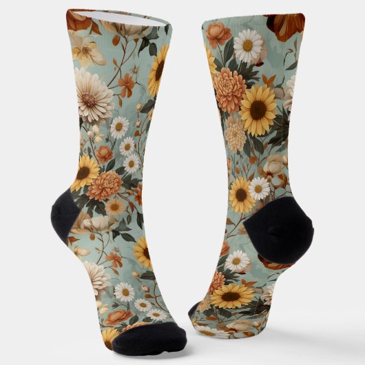 Chaussette Tournesol d'automne (Angulaire)