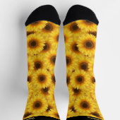 Chaussette Tournsoleils Jaune Clair avec Nom de l'Équipe (Haut)