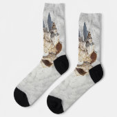 Chaussette Toute matrice de coquilles sur le sable (Gauche)