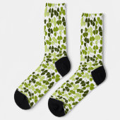 Chaussette Trèfle vert dans une variété de nuances (Gauche)