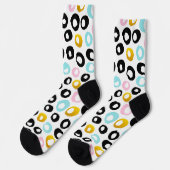 Chaussette Trendy Abstract Dots Pattern (Gauche)