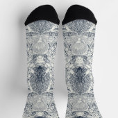 Chaussette Trésors de plage, coquillages, crabes, coraux et s (Haut)