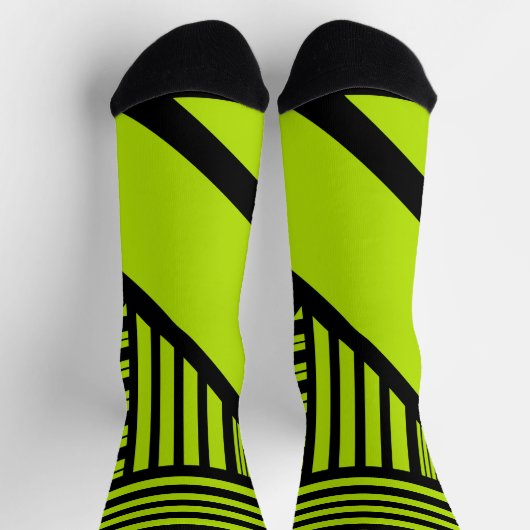 Chaussette Triangle - Vert chaux (Haut)
