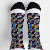 Chaussette Tricot Coloré (Haut)