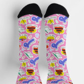 Chaussette Tricot Crochet Love (Haut)