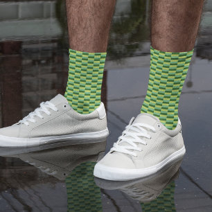 Chaussette Trois nuances de vert (vert citron, printemps, sap