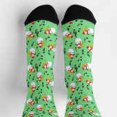 Chaussette Trombone Snowman Music Notes Motif (Haut)