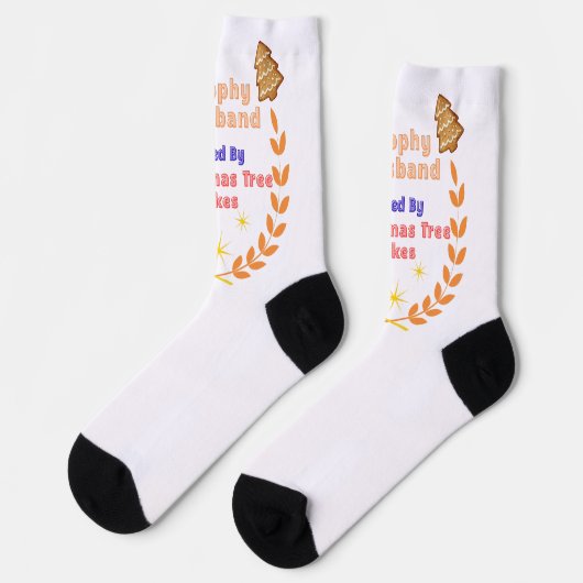 Chaussette Trophy Husband alimenté par les gâteaux en forme d (Gauche)