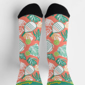Chaussette Tropical Pickleball Paradise Custom Socks (Haut)