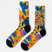 Chaussette Tropical Summer Pattern Crew Socks Gift (Gauche)