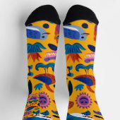 Chaussette Tropical Summer Pattern Crew Socks Gift (Haut)