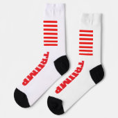 Chaussette Trump chaussettes avec drapeau américain - Gardez  (Gauche)