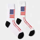 Chaussette Trump chaussettes avec drapeau américain - Gardez  (Droite)