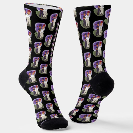 Chaussette Trump Felonies Chaussettes noires (Angulaire)