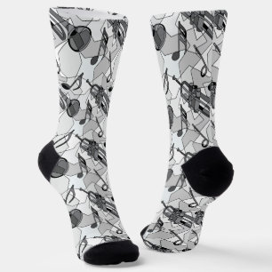 Chaussette Trumpet Music Notes Fragments