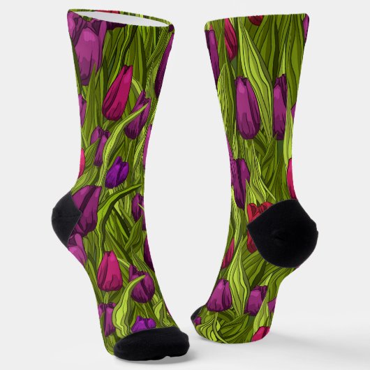 Chaussette Tulipes (Angulaire)