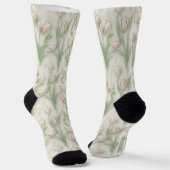 Chaussette tulipes 3d (Angulaire)